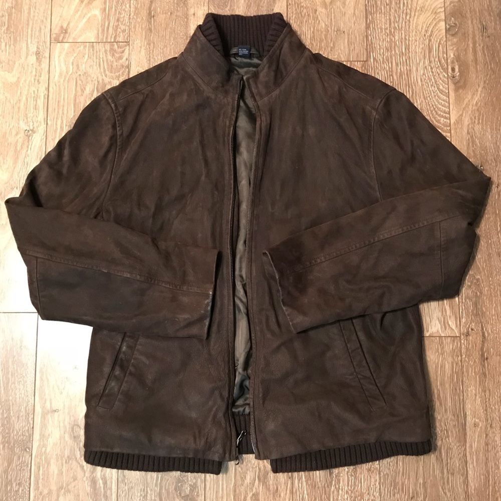 J.Crew Brown Leather Jacket (Make me an offer!!!)